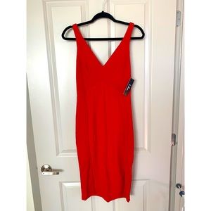 Vibrant brand new red Lulus formal dress!